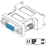 Matrox DVI-A to VGA Adapter