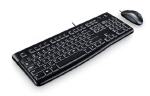 Logitech Wired Keyboard &amp; Mouse Combo, Desktop MK120, Black, USB