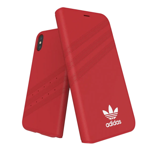 Adidas Originals Booklet Case suits iPhone X Xs Red White Harry Luke Pty Ltd