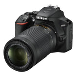 Nikon DSLR Camera D3500 + 18-55mm Lens + AFS 70-300 VR TLK Kit, 2 Boxes, 24.2MP,Black - last invoice date 31jan19