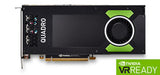 Leadtek Quadro P4000 Work Station Graphics Card PCIE 8GB DDR5, 4H( DP), Single Slot, 1x Fan, ATX