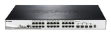 D-LINK 28-Port Gigabit SmartPro Stackable 370W PoE Switch with 24 RJ45 and 4 SFP+ 10G Ports